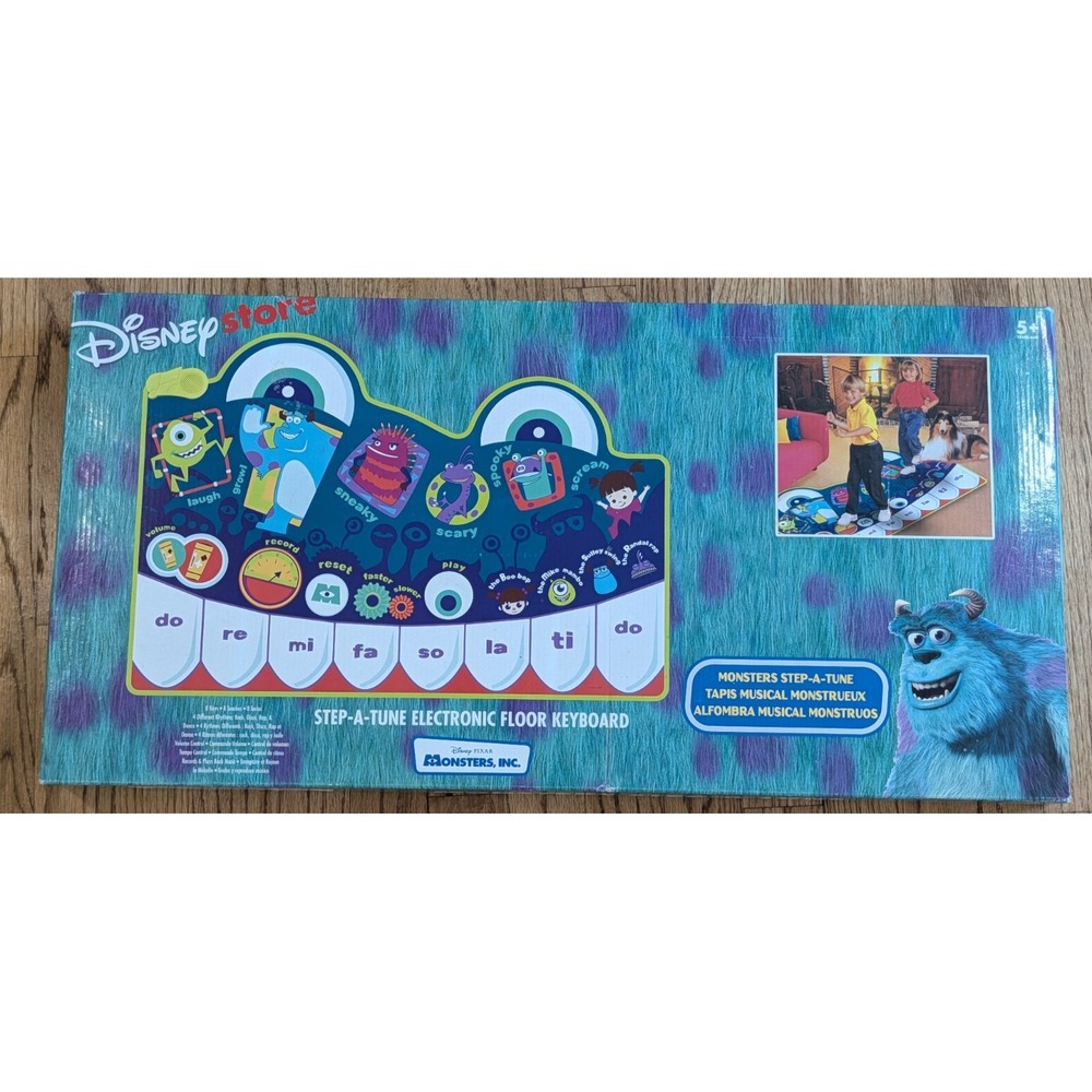 Monsters Inc Step A Tune Electronic Floor Keyboard Disney Store Edition Rare NIB